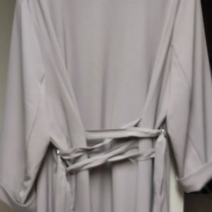 DEX 3X long blazer-- grey